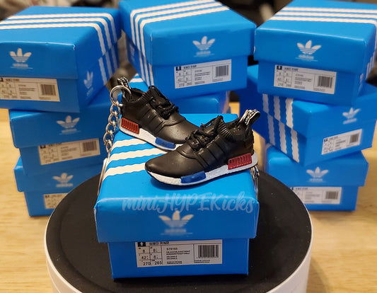 Mini 3D AdiDas NMD Black Sneaker Keychain