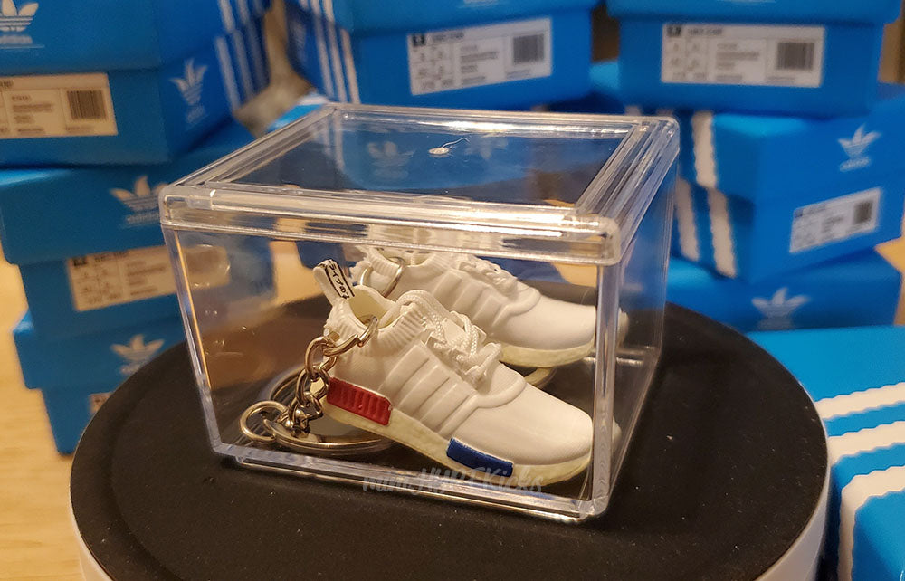 Mini 3D AdiDas NMD White Sneaker Keychain