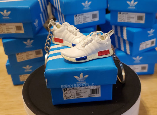 Mini 3D AdiDas NMD White Sneaker Keychain